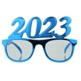 thumbnail image 4 of Shisuyan Simple Design Party Decor Eyeglasses Props Blue 1 Pair 5.5x5.1x3.4in, 4 of 8