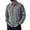 Gray, variant on Mens Corduroy Shirt Long Sleeve Button Down Shirts Jacket Casual Business Loose Fashion Oversized Tops (2XL, Black)