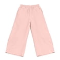 thumbnail image 4 of Hurxie Women’s Hiking Cargo Pants – Lightweight Wide Leg Outdoor Pants with Pockets, High Waisted Drawstring Streetwear Pink,S, 4 of 7