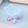 thumbnail image 3 of 1/12 Dollhouse Simulation Mini Supermarket Shopping Cart Baby Trolley Shopping Basket Model Dollhouse Decoration Accessories, 3 of 15