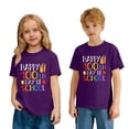 thumbnail image 2 of Miaju Shirts for Girls First Day Of School Round Neck Short Sleeve T-Shirt Cartoon Print Fashion Preppy Tops Tee for Toddler & Kids, 2 of 7