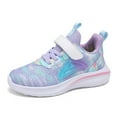 thumbnail image 1 of MEZZALL Chaussures de Course Décontractées Confortables à Lacets en Maille pour Enfants, Violet, 11.5-12 Ans, 1 of 8