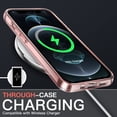 thumbnail image 3 of JETech 3 in 1 Case for iPhone 12 Pro Max 6.7-Inch, with 2-Pack Screen Protector and 2-Pack Camera Lens Protector, Full Coverage Tempered Glass Film, Shockproof Bumper Phone Cover (Rose Gold), 3 of 7