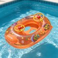 thumbnail image 3 of Car Shaped Swimming Ring Extended Swimming Seat (Orange), 3 of 10