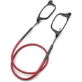 thumbnail image 1 of Gafas de lectura portátiles plegables Tr90 con cuello magnético colgante para hombres y mujeres (rojo-100°), 1 of 5