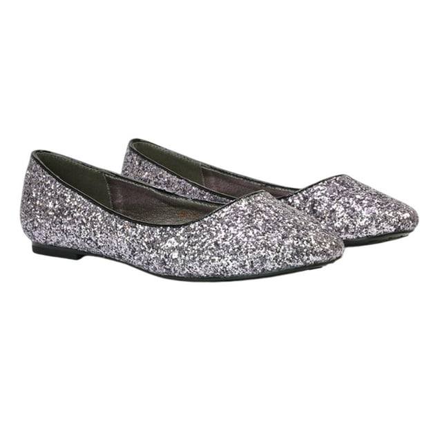 XY London Ballerines Plates à Paillettes Karissa pour Femmes
