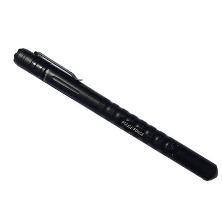 Streetwise Police Force Military Grade Tactical Pen with LED Light, DNA Tactical Edge, Water Resistant, Window Breaker, Kubotan Flashlight + AAA Battery Included for.., By Home Self Defense (Best Tactical Flashlight For Self Defense)
