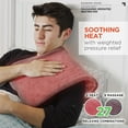 As Seen on TV Sharper Image Calming Heat Weighted Massaging Heating Pad