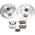 thumbnail image 3 of PowerStop Rear Z26 Street Warrior Carbon-Fiber Ceramic Brake Pad and Drilled and Slotted Rotor Kit Fits: ACURA Select Models K4989-26, 3 of 9