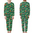 thumbnail image 2 of Renewold Family Christmas Pajamas Matching Sets 2 Pieces Softness Pj Sleepwear for Teen Boys Girls 11-12 Years Old Xmas Trees Ball Graphic Top and Pants with Pockets, 2 of 5