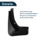 thumbnail image 4 of Guardias contra salpicaduras Unique Bargains para Volkswagen Golf 7 GTI 2015-2018 con accesorios de montaje, guardabarros delanteros y traseros, 1 juego, 4 of 6