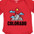 thumbnail image 4 of Inktastic Colorado Mountains and Clouds Boys or Girls Long Sleeve Baby Bodysuit, 4 of 5