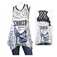 thumbnail image 1 of Women's White Sleeveless Top With Blue High Heel Graphic (XL/XXL), 1 of 1