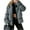 Dark Gray, variant on Women's Faux Fur Leather Patchwork Moto Jacket - Sherpa Lined Winter Coat with Zip Up, Trendy Cold Weather Outerwear