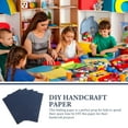 thumbnail image 3 of OULII DIY Craft Paper 20 Sheets Rectangular Shape Navy Delicate Handicraft Paper for Making, 3 of 8