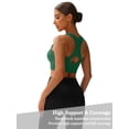 thumbnail image 3 of MINTREUS Racerback Sports Bras for Women - Padded Seamless Support Bra for Yoga Gym Workout Fitness, 3 of 7