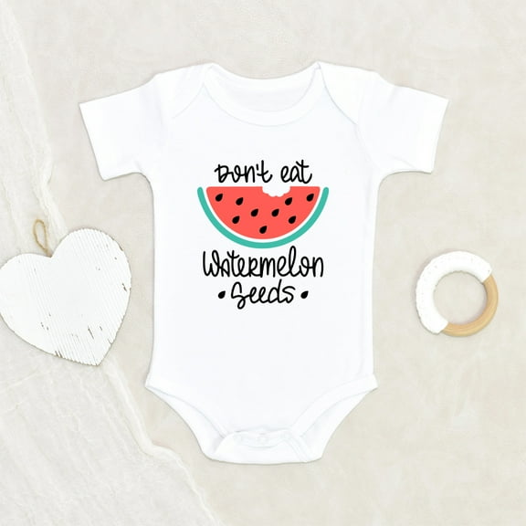 Newbabywishes - Don't Ate Watermelon Seeds Baby Clothes for Boys and Girls - Fruit Baby Clothing