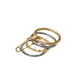 thumbnail image 3 of Anillo con seguro de oro laminado, 3 of 7