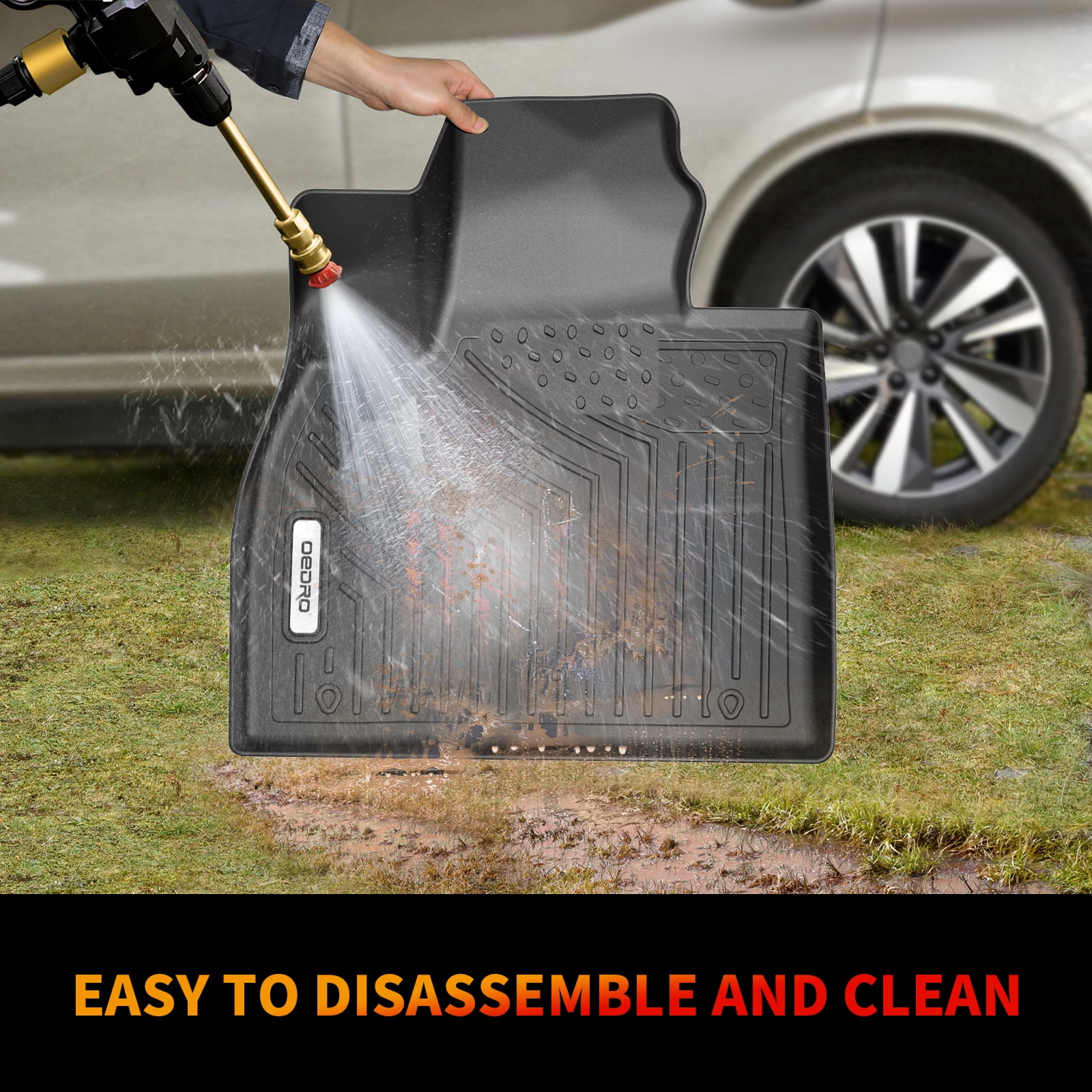 RVNI Floor Mats for Hyundai Palisade 2020-2023 All Weather Molded 3D