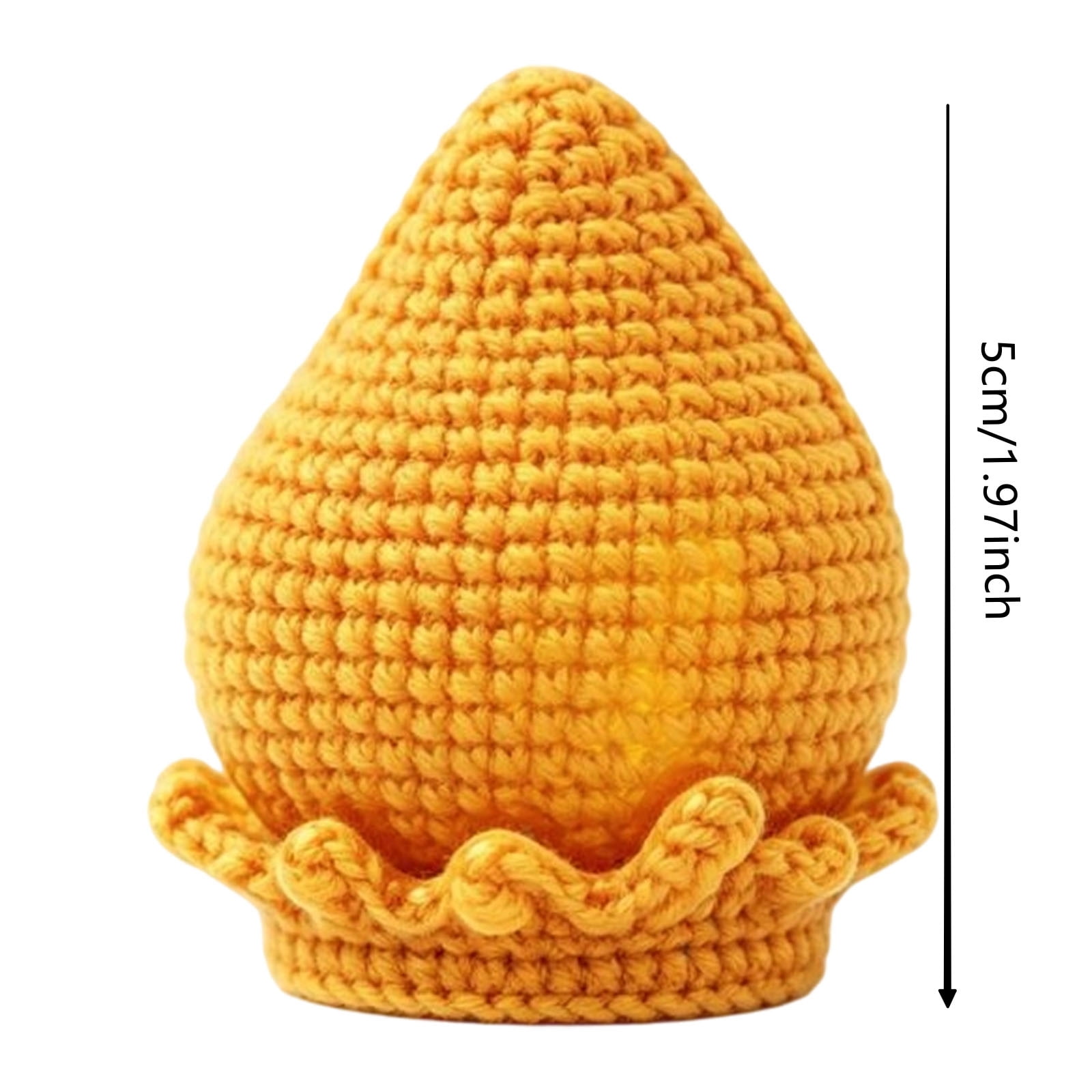 6 Pack Orange Peach Shaped Hacky Ball, 2.4 Inch Handmade Knitted Footbag for Kids and Adults, Soft Crochet Kick Sack for Coordination Training and Family Play