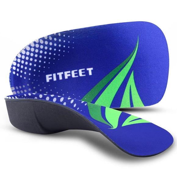 Plantillas Ortopédicas FitFeet Azul Negro Soporte Arco Alto Alivio Dolor para Hombre y Mujer
