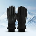 thumbnail image 2 of ManxiVoo Heavy Duty Winter Gloves Thermal Windproof Protection for Cold Weather Commuting Motorcycle Riding and Outdoor Snow Sports Black, 2 of 6