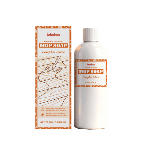 Limpiador de Pisos Jakehoe 200ml con Extracto de Calabaza, Líquido para Limpieza de Cerámica, Madera y Superficies, Aroma Especial para el Hogar, Envase de 280g
