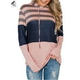 thumbnail image 3 of PULLIMORE Women Casual Hoodies Sweatshirts Long Sleeve Drawstring Pullover Tops（S, Pink), 3 of 8