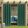 thumbnail image 2 of Rosnek Patio Waterproof Outdoor Curtains, Thermal Insulated Top and Bottom Grommets Windproof Outdoor Drape Keep Privacy for Pergola, Porch, 1 Panel, 2 of 5