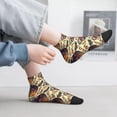 thumbnail image 4 of Salouo Fashion Hippie Girl Pattern Unisex Middle Tube Socks,Middle-Finger Knee High Socks Over The Calf Tube Stocking Crew Stockings for Women and Men Tube Socks, 4 of 8