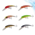 thumbnail image 2 of 6 cebos flotantes de pesca de 9 cm, realistas, con cuentas de acero incorporadas, para pesca., 2 of 7