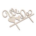 thumbnail image 5 of KALLORY Wedding Cake Topper We Do Retro Style Rustic Cake Decorations For Multi Cakes For Weddings Anniversaries, 5 of 8