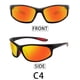 thumbnail image 1 of 2 gafas de sol deportivas polarizadas rojas con protección UV400, para hombres y mujeres, ciclismo, golf, esquí, pesca, correr, conducir, montura ligera y cómoda, 1 of 5