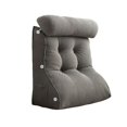 thumbnail image 3 of Wedge Pillow – Reading & Bed Rest Pillow for Sitting in Bed, Couch, or Floor, Multi-Purpose Headboard Wedge for Sleeping, Leg & Back Support, Neck Cushion & Washable Cover, 3 of 10