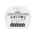 thumbnail image 1 of leyfeng Módulo de interruptor Wi-Fi de 2 bandas Interruptor de luz inteligente Wi-Fi Diseño oculto Control de voz Compatible con, 1 of 8