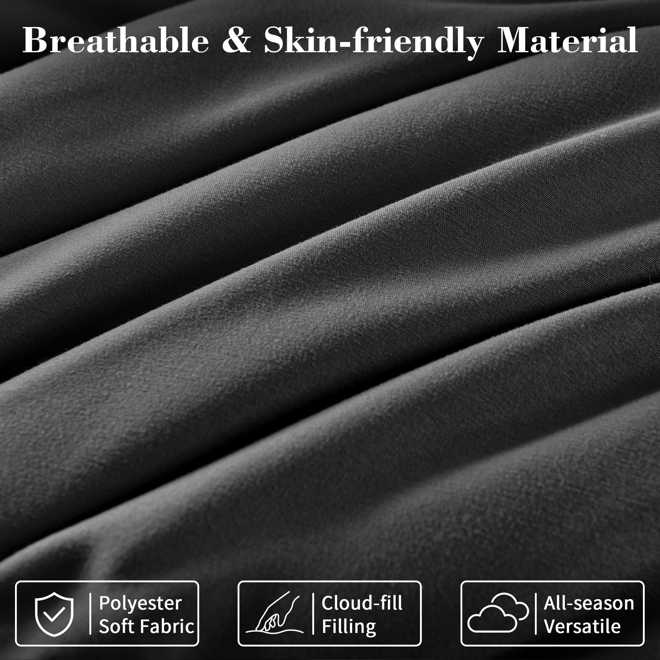 CIVETET 2-Piece Twin/Twin XL Comforter Set - All-Season Down Alternative Bedding Bundle with Pillow Sham, Premium Soft Bedding Set Machine Washable