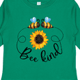 thumbnail image 4 of Inktastic Bee Kind Bees and Sunflower Boys or Girls Long Sleeve Toddler T-Shirt, 4 of 5