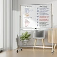thumbnail image 2 of Tooloton Large Rolling Whiteboard on Wheels, 48 x 36 Inches with Stand, 4' x 3' Magnetic Dry Erase Board Easel, 2 of 7