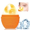 thumbnail image 2 of Bandejas de cubitos de hielo de silicona Masajeador de cara de bola Levantamiento de rodillos faciales (naranja) Ndcxsfigh Cuidado Belleza, 2 of 8