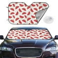 thumbnail image 2 of Balery Watermelon Print Car Windshield Sun Shade,Windshield Sunshade for Car Pickup Truck SUV Accessories-, 2 of 7