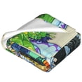 thumbnail image 4 of Dragon Wings Of Fire Fleece Blanket Super Soft Cozy Throw Blanket Fuzzy Comfy Flannel Blanket Warm Plush Blankets And Throws For Couch, Sofa, Bed 40"X30", 4 of 7