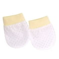 thumbnail image 1 of Fridja 1Pair Newborn Baby Cotton Gloves No Scratch Mittens For 0-6 Months Boys Girls, 1 of 6
