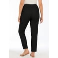 thumbnail image 2 of Roaman's Women's Plus Size Petite Plus Size Easy-Wear Straight Leg Jean, 2 of 5