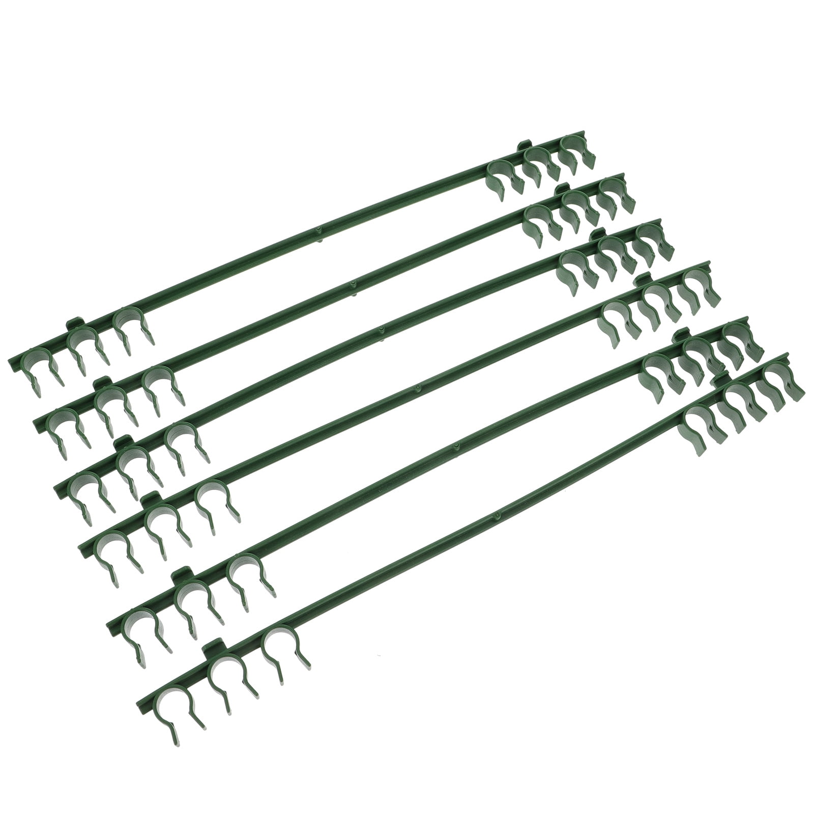 LOLIPPYY Green Tree Plant Support Rod Trellis, 50Pcs Plastic Garden Stakes for Climbing Plants and Vines