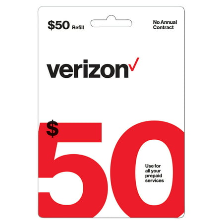 Verizon $50 Prepaid Refill Pin