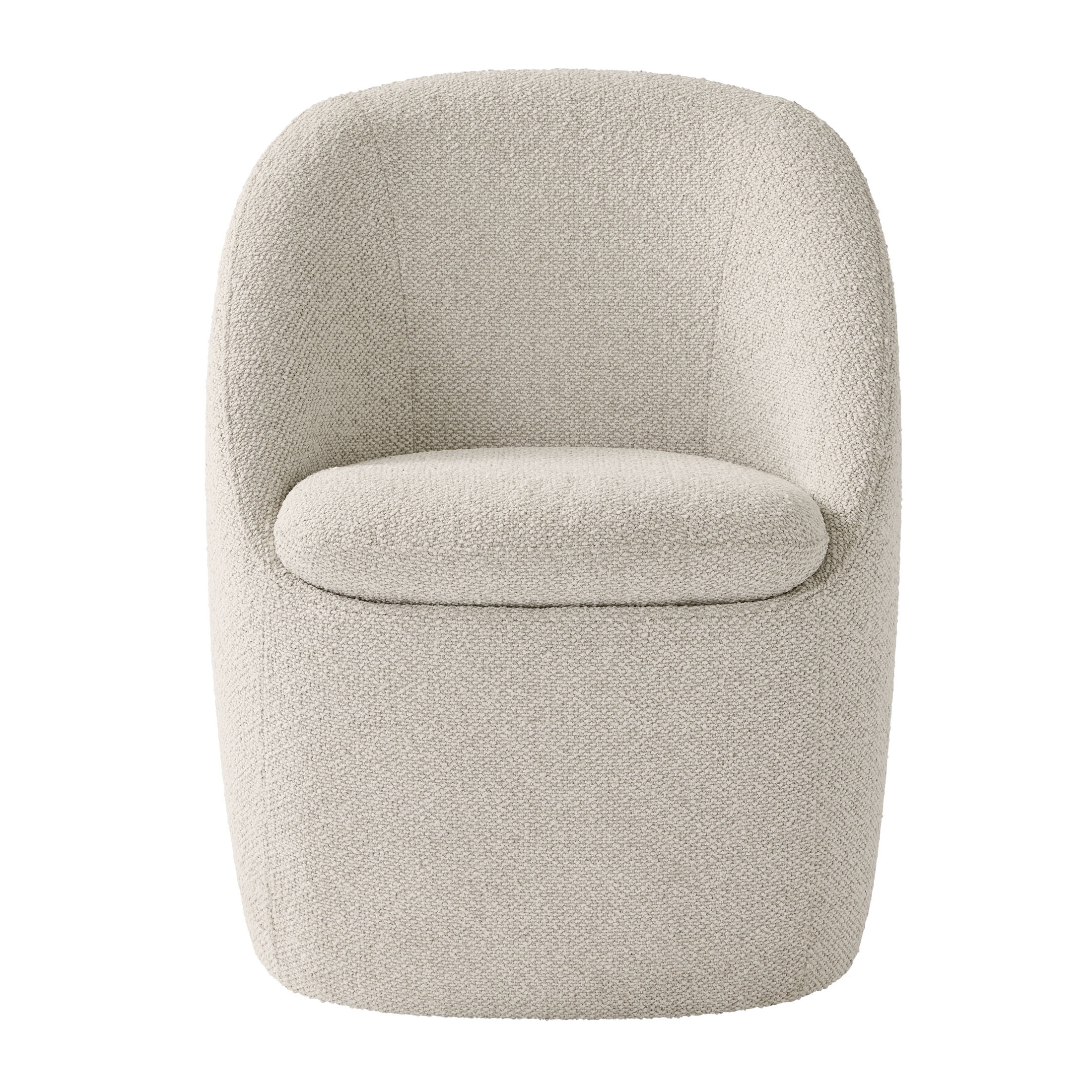 Better Homes & Gardens Mira Swivel Chair, Linen Better Homes & Gardens Mira Everywhere Dining Chairs, Cream