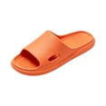 thumbnail image 2 of NexTorq Women & Men Shower Slippers Open Toe House Slides Bathroom Sandals, Orange, 7.5, 2 of 4