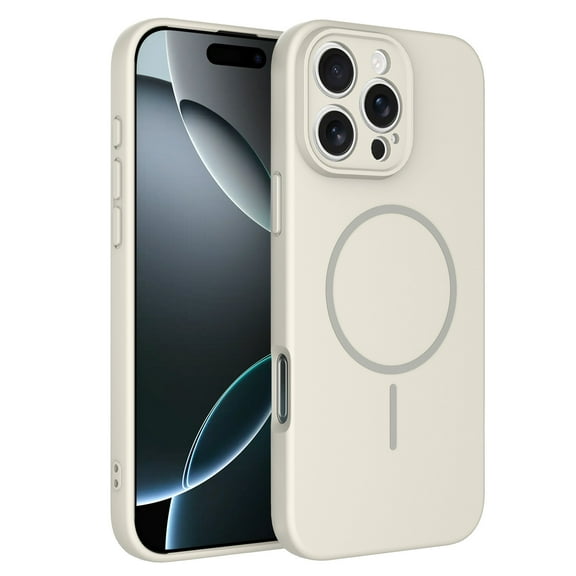 Apple iPhone 16 Pro Max & Full Series Magnetic Phone Case, Liquid Silicone with Precision-Cut Buttons, Full-Body Coverage – Compatible with iPhone 15