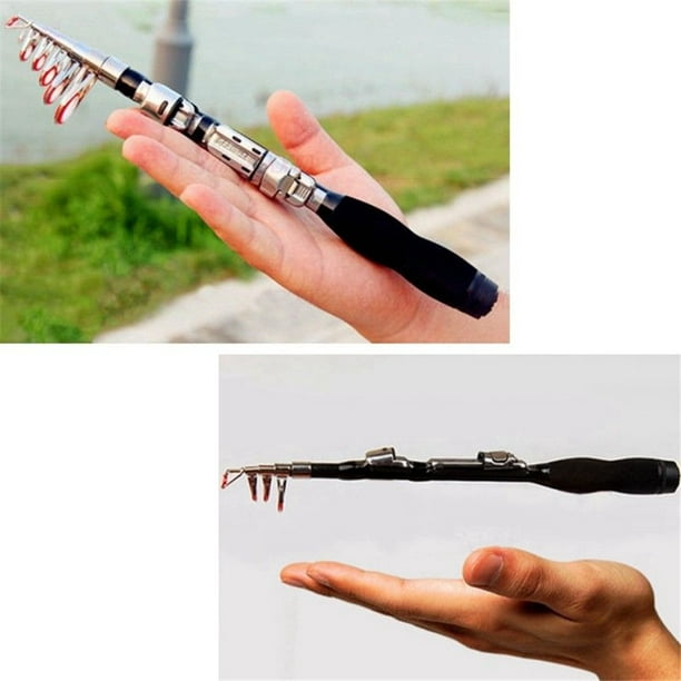 Super Hard Mini Fishing Rod 1-2.3m Fishing Tackle Equipment Practical Tool  1.9 M 