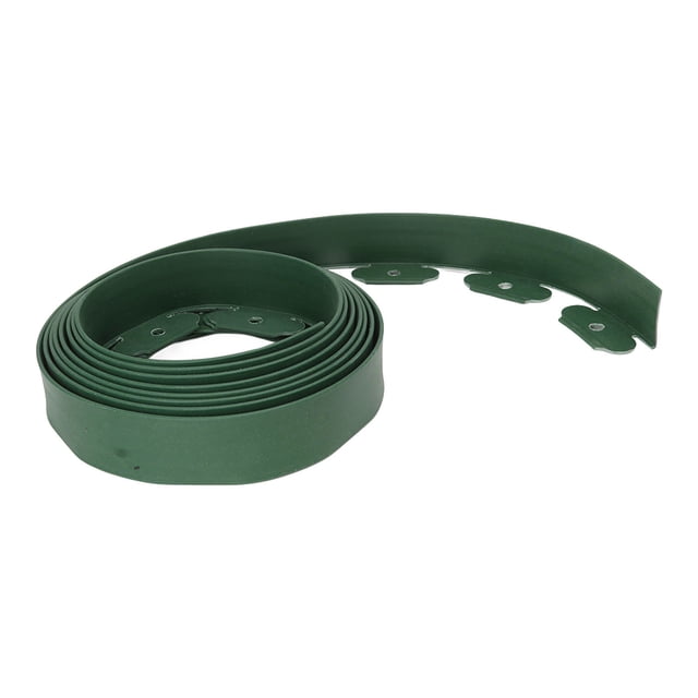 Kit de Bordes de Paisaje Sin Excavación de 196,8 Pulgadas, Borde de Jardín de PE Flexible Con Púas en Espiral, Kit Profesional de Bordes de Paisaje Sin Excavación para